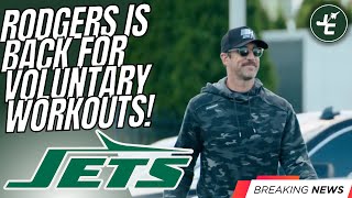 Aaron Rodgers Returns To The NY Jets For VOLUNTARY Workouts | How Will He Impact The NFL Draft?