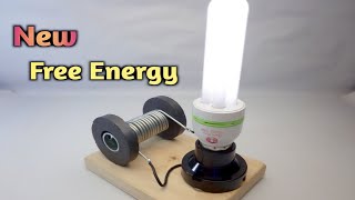 Amazing Technology Free Energy Generator By Magnet 100% At Home