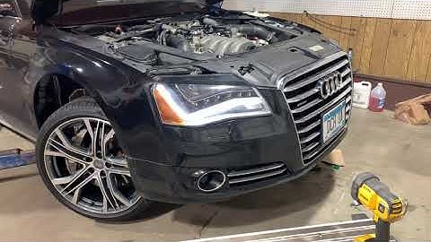 TIMING CHAIN REPLACEMENT AUDI A8 D4 ENGINE 4.2 CDRA (part5) finished