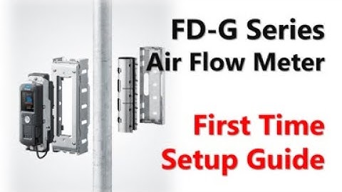 First Time Setup Guide | Clamp-On Air Flow Meter | KEYENCE FD-G Series