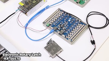 Solenoid Driven Electronic Rotary Latches for Lockers