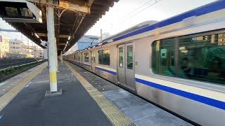 成田線E235系1000番台 F02 都賀駅発車