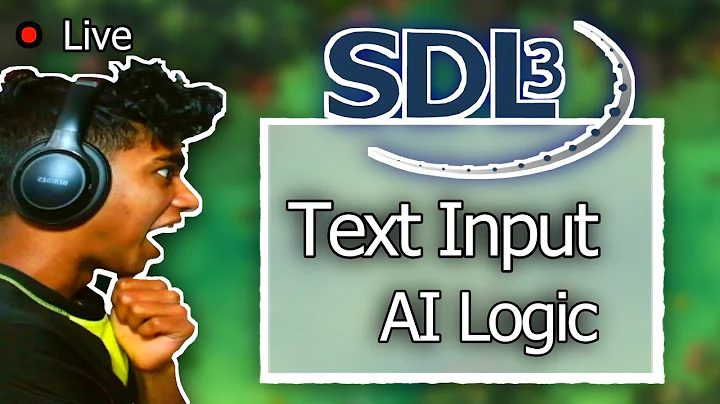 Text AI Logic in SDL3 C++ |100 days of C++ (Days 79/100) | 250 Days of Programming (Day 85/250)