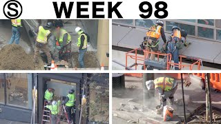 Construction time-lapses w/closeups (compilation): Week 98 of the Ⓢ-series