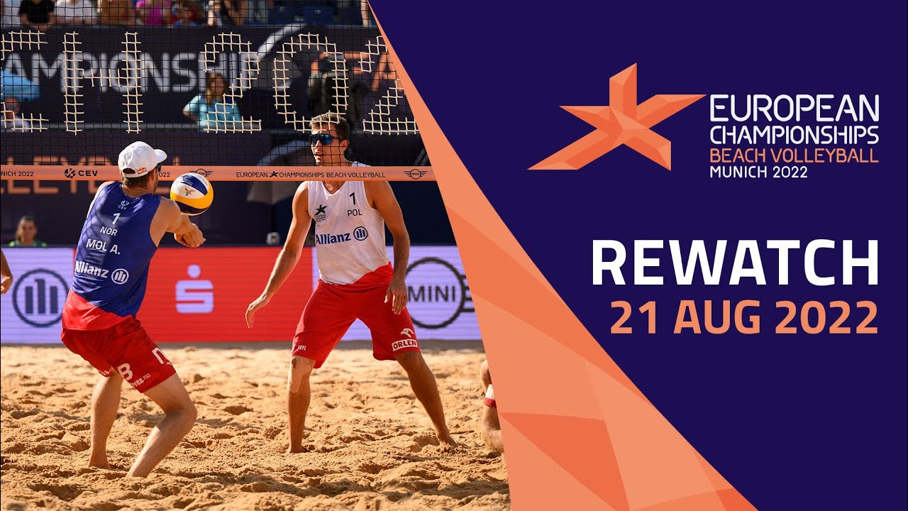 Beach Volleyball - Center Court 🏐 DAY 11 Full Replay European Championships Munich 2022