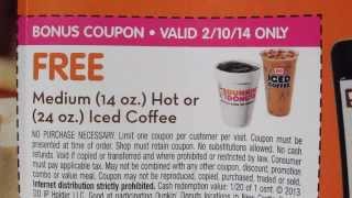 Unusual/Interesting Coupon from Dunkin' Donuts screenshot 3