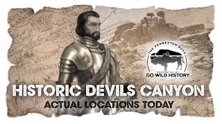 Wichita Mountains  Historic Devil's Canyon (Actual Locations Today)