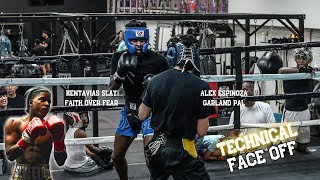 BLOCKED! HIGH IQ Pro Boxer Spars With FAST Olympic Trialist!