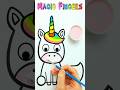 Bayi Unicorn Menggambar, Melukis, Mewarnai #menggambar #melukis #mewarnai #anak #balita