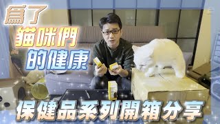 【貓咪保健食品】貓奴必看，迎接貓咪健康生活，推薦保健食品及玩具系列，享受開箱樂趣    FT. #羅伊老師 #慢性腎臓病猫 #貓咪影片 #貧血 #貓貓 EP.18