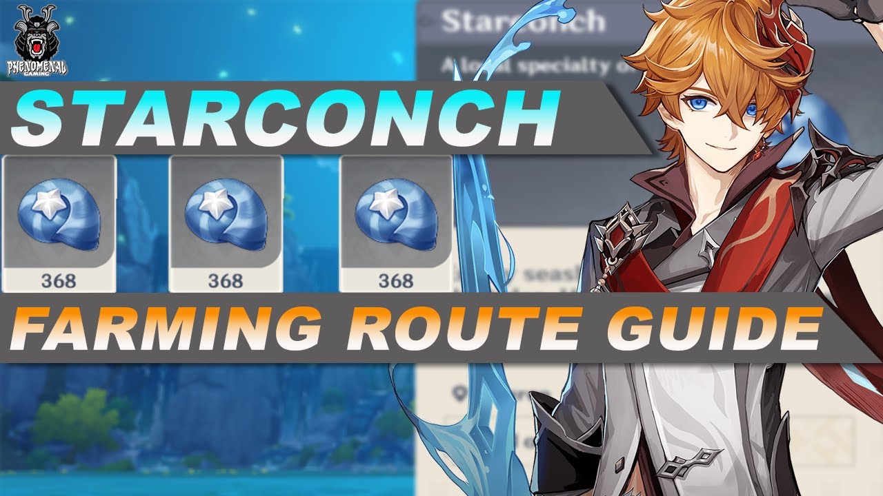 Starconch Farming Route! Detailed Guide | Childe's Ascension Material