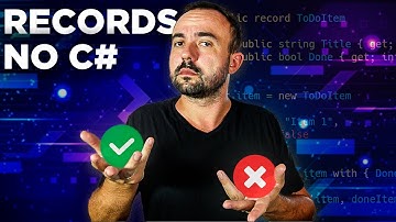 Records no C# | Desvendando o PODER que um Record tem | (MELHORE seu código agora)