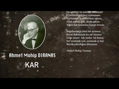 Ahmet Muhip Dıranas  - Kar (Kendi Sesinden)