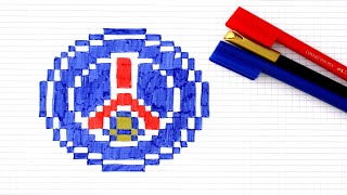 Pixel Art Logo Paris Saint-Germain Psg