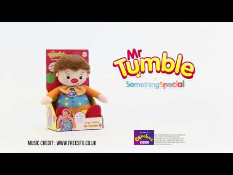 mr tumble talking soft toy