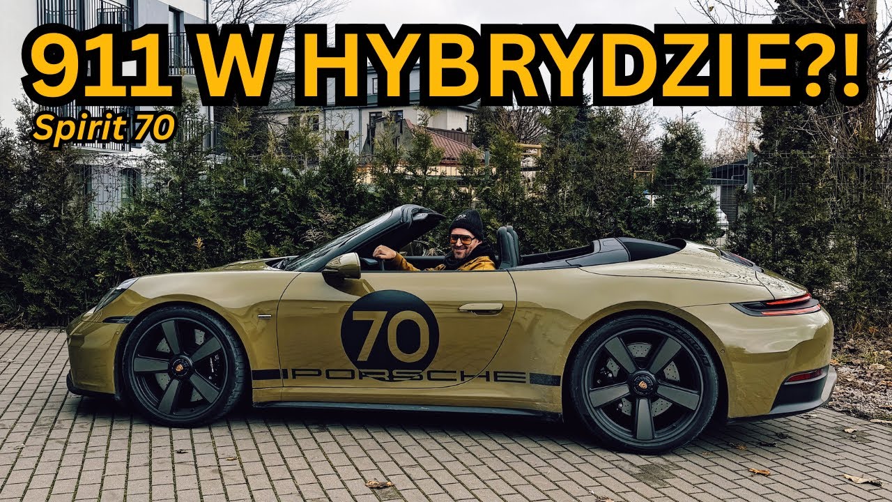 Zielone Porsche nie dla każdego. Hybryda!? | 1500 sztuk | 1 300 000 zł | Czy to ma sens? | Spirit 70