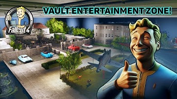 FALLOUT 4: VAULT BUILD - Part 2 / The Entertainment Zone   #fallout4