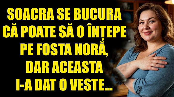 Soacra se bucura că poate să o înțepe pe fosta noră, dar aceasta i-a dat o veste...
