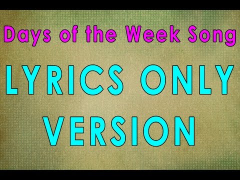 week days jack hartmann song songs educational google music