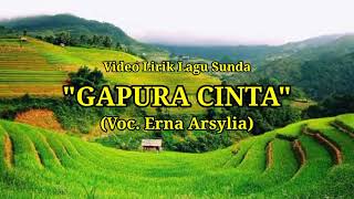 Video Lirik Erna Arsylia - Gapura Cinta Pop Sunda Lawas