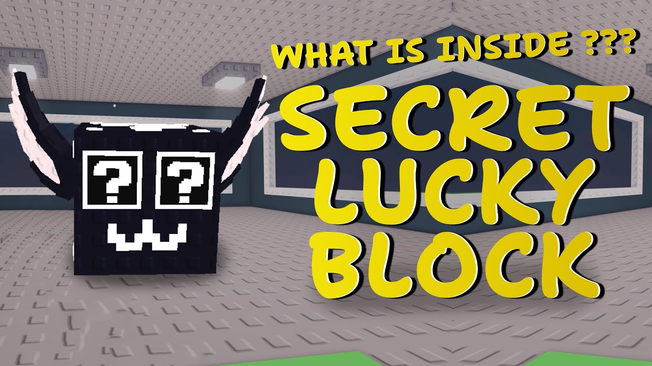 What's inside the SECRET LUCKY BLOCK? - YouTube