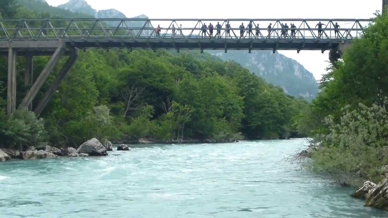 Jump river Tara bridge Montenegro - YouTube