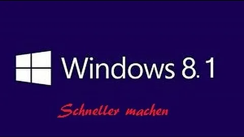 Wie kann ich Windows 8 schneller machen?