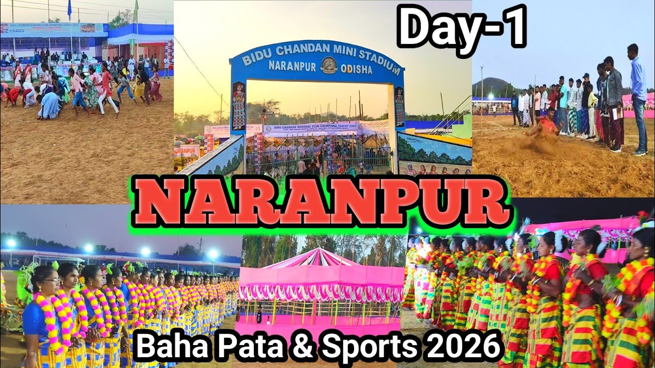 Naranpur Baha Pata 2026 || Mayurbhanj Tiring block || Sainik Santal Vlog 