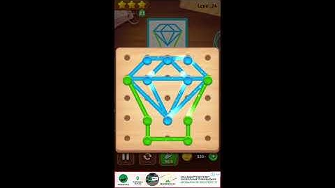 Line Puzzle: Color String Art. 3rd Grade. Levels 21-30. 3 Stars Walkthrough.