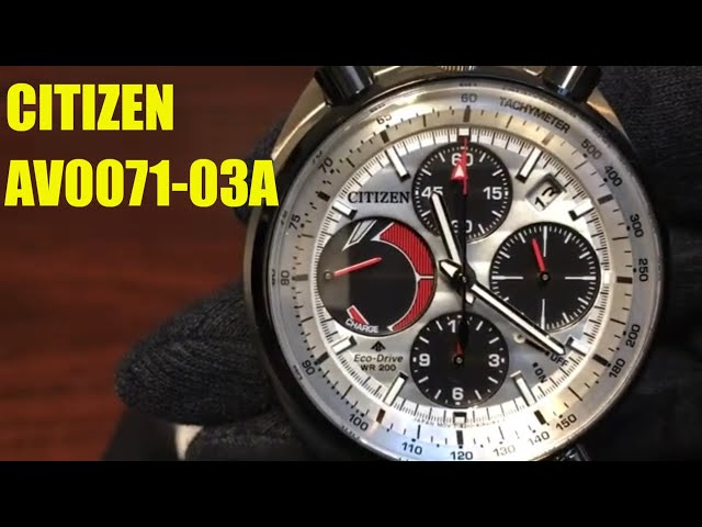 Citizen Eco-Drive Promaster Tsuno CHR Racer Black Watch AV0071-03A