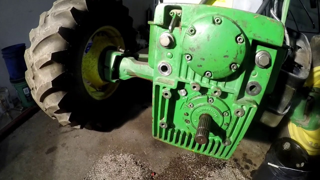 John deere 6410 front pto part2 - YouTube