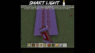 smart light 🕯️ in Minecraft #minecraft #shortsfeed #shorts #gaming