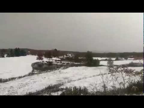 Snow Titusville PA Oct18 - YouTube