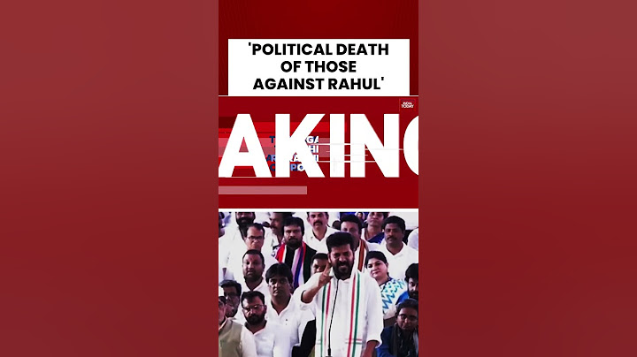 'Political Death of those Against Rahul': Telangana CM Revanth Reddy's Big Statement | #shorts