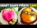 Piñata Cake बनाना सीखे Heart Shape में  | Learn How To Make Heart Shape Piñata Chocolate Cake Easily