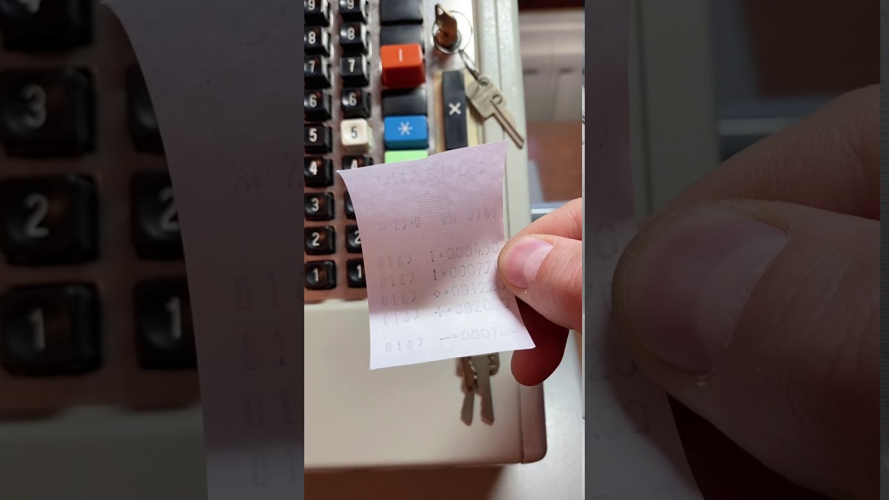 Кассовый аппарат Ока 4401 и 1401 времён ссср и 90-х - YouTube