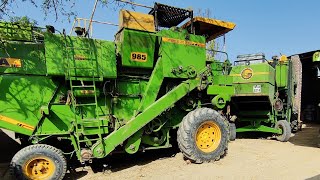 New Combine Harvester machine latest model for Farming and agriculture use shifted to MPseason 2022
