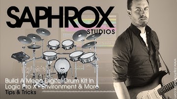 Saphrox Studios - Guide To Logic Pro X - Mega Digital Drum Kit - Logic Environment & More