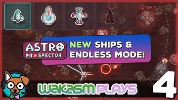 Astro Prospector: Endless Coffee Update! – New Ships & First Clear? | wakasm plays