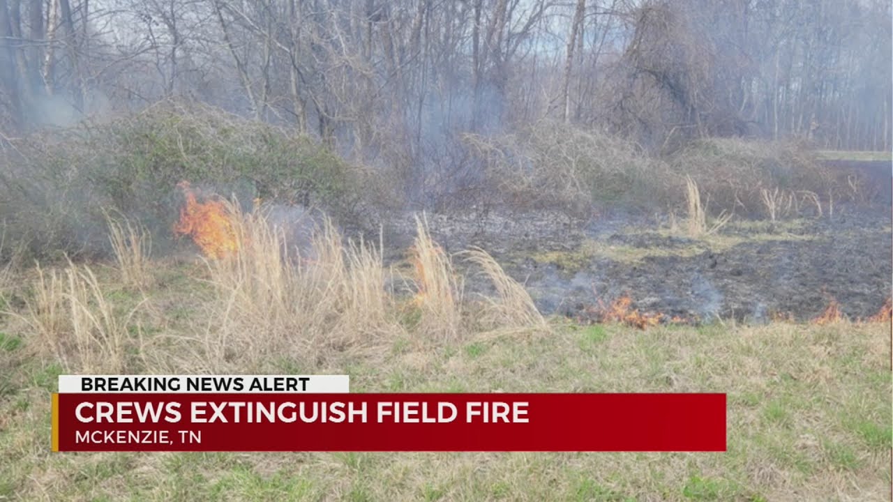 Crews extinguish field fire in West Tennessee YouTube