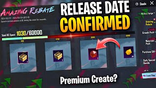 🔴 Next Amazing Rebate Confirm Release Date PUBG | PUBG Next UC Spending Event Release Date | PUBGM