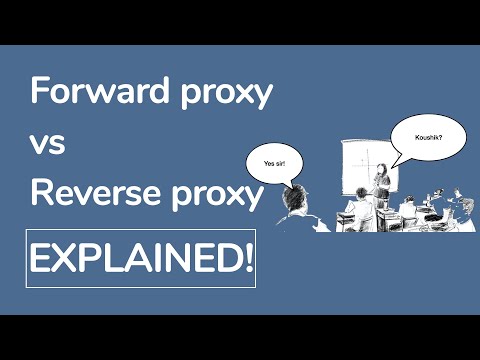 Videó: Mi a különbség az előre és a fordított proxy között?