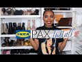 IKEA PAX Wardrobe Closet Makeover| Design, Assemble and Install with Me!