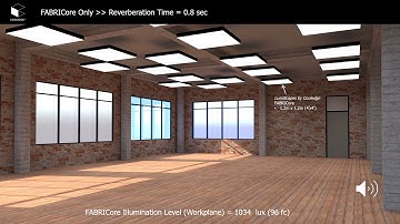 FABRICore Acoustic Reverberation Demo - LumiScapes by Cooledge