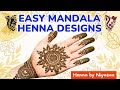      easy mandala henna design  eid ramzan mehndi design 