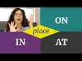 How to remember when to use ON, IN and AT correctly | prepositions of place | part 2