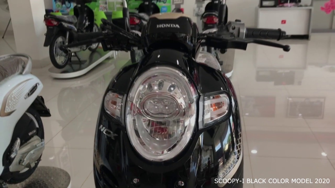 HONDA SCOOPY-I 2020 BLACK - YouTube