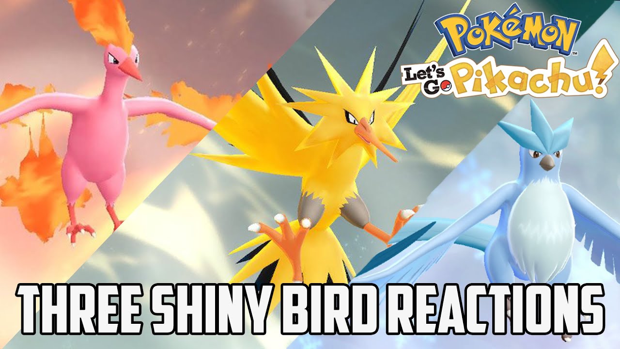 AWESOME SHINY MOLTRES LEGENDARY REACTION! Pokemon Let's Go Pikachu & Let's  Go Eevee Reaction!? 