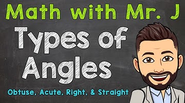 Types of Angles | Obtuse, Acute, Right, & Straight Angles
