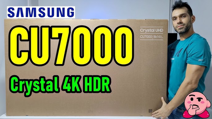 Pantalla LED Samsung 43 Ultra HD 4K Smart TV UN43CU7000FXZX